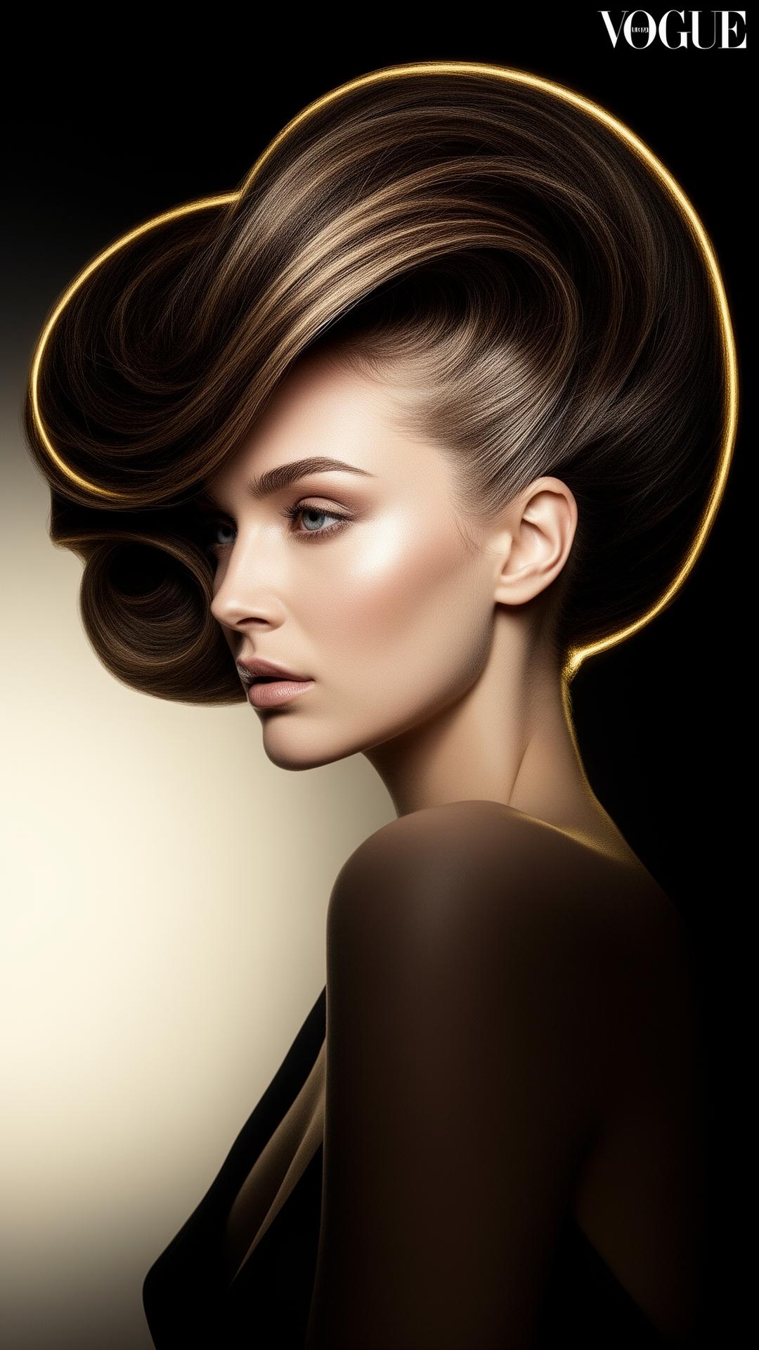 Editorial beauty portrait